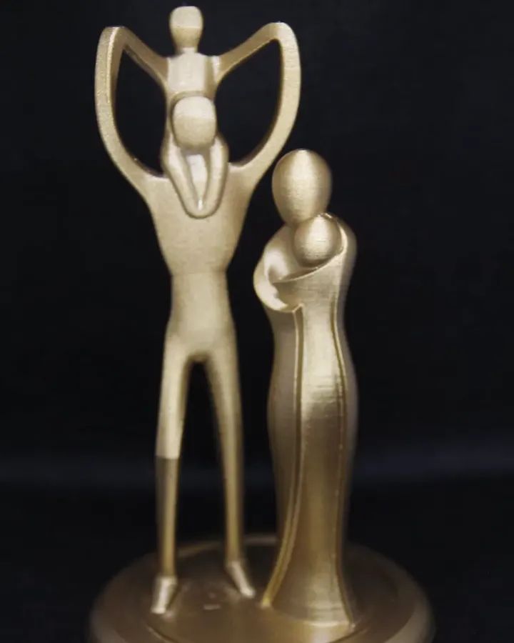 Family Silhouette Statue