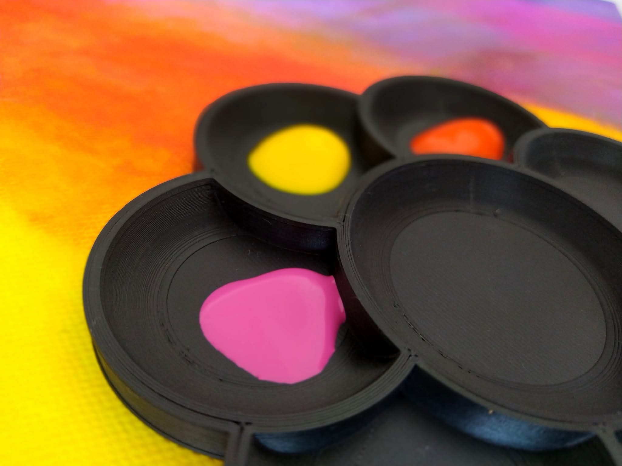 Flower Paint Palette