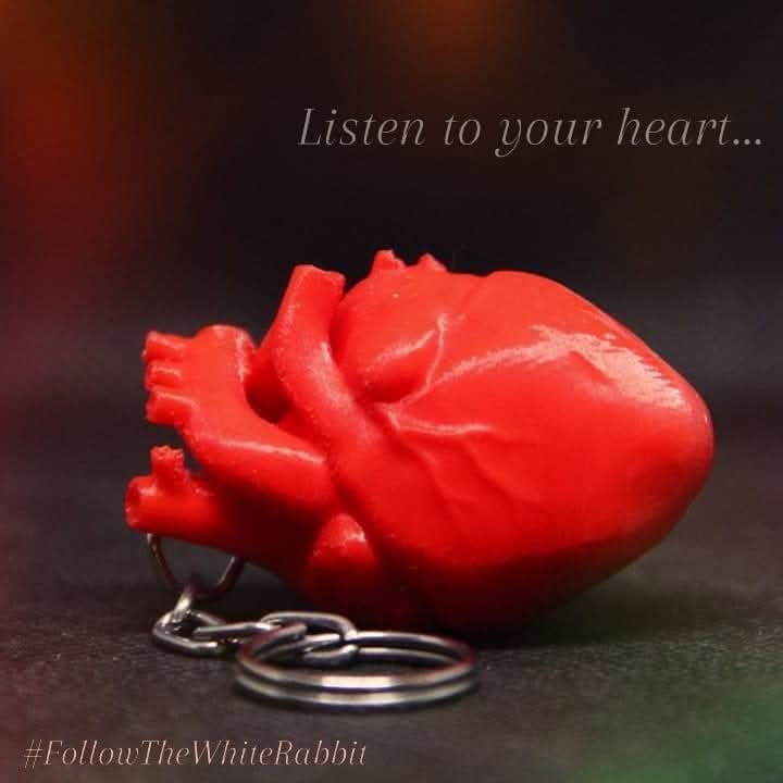 Anatomical Heart Keyring